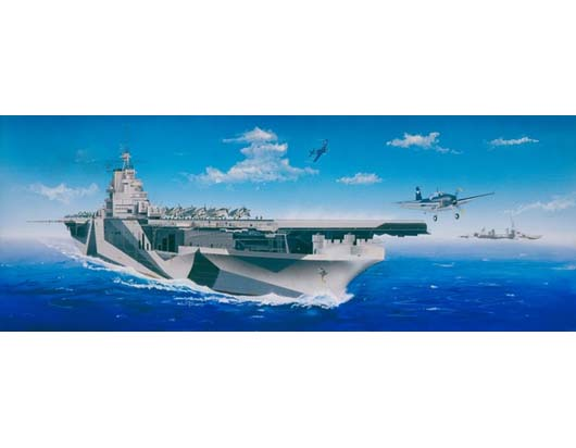 05609 1/350 U.S. CV14 Ticonderoga Plastic Model Kit