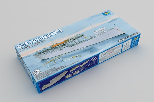 05632 1/350 USS LAngley AV3 Plastic Model Kit