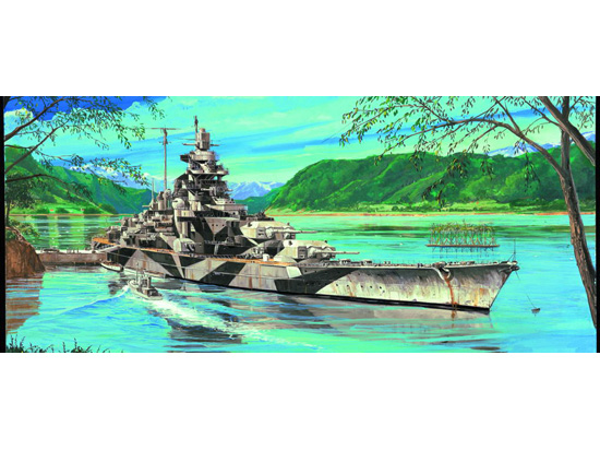 05712 1/700 Germany Battleship Tirpitz 1943 Plastic Model Kit