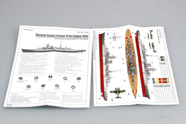 Trumpeter - 1/700 German cruiser Prinz Eugen 1942