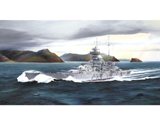 Trumpeter - 1/700 German cruiser Prinz Eugen 1942