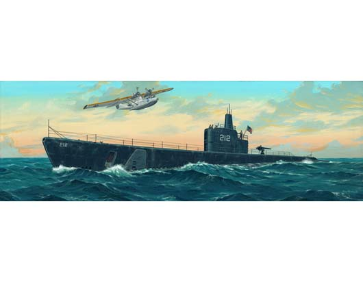 05905 1/144 SubMarine  USS GATO SS212 1941 Plastic Model Kit