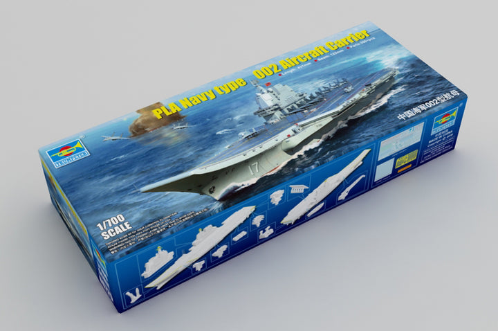 Trumpeter - Trumpeter 06725 1/700 PLA Navy type 002 Aircraft Carrier Plastic Model Kit