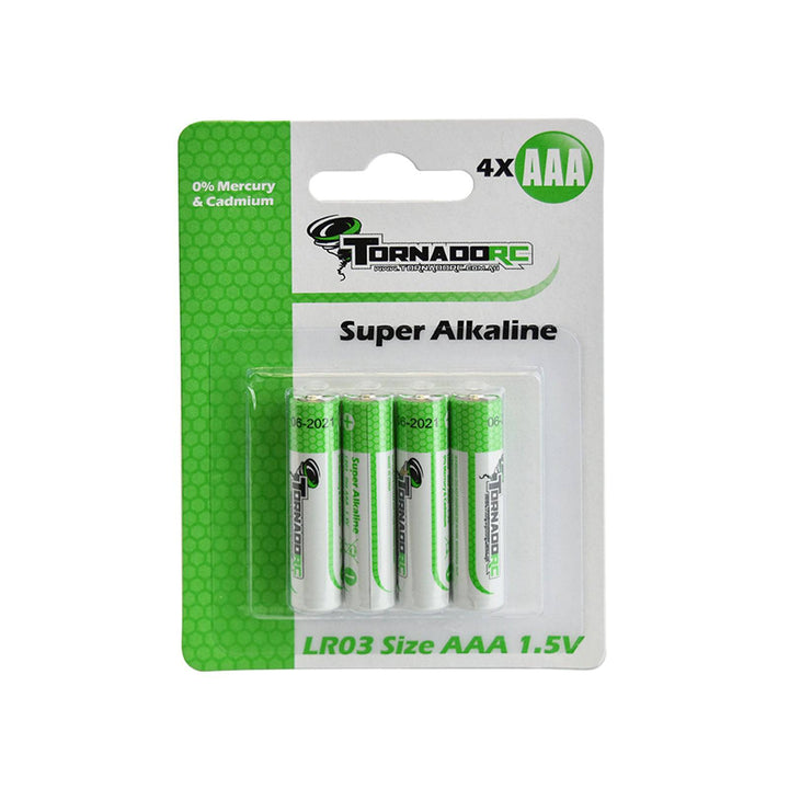 Tornado RC - Tornado AAA Batteries 4 Pk Alkaline