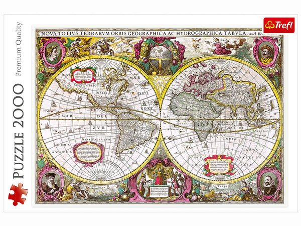 2000pc A New Land and Water Map of the Entire Earth 1630