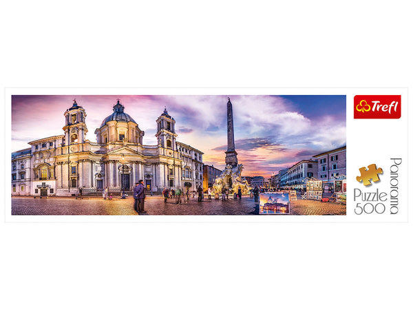 500pc Piazza Navona Rome Panorama