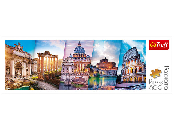 500pc Traveling to Italy Panorama