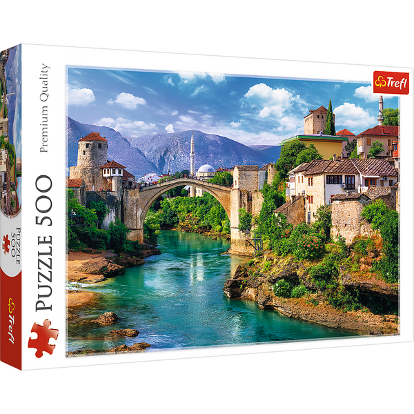 500pc Old Bridge in Mostar Bosnia and Herzegovina