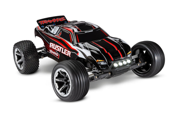 Rustler RTR with XL5 ESC and LED  Red/Black