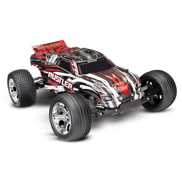 Traxxas - Traxxas 1:10 Rustler RTR w/ XL-5 ESC (Red)