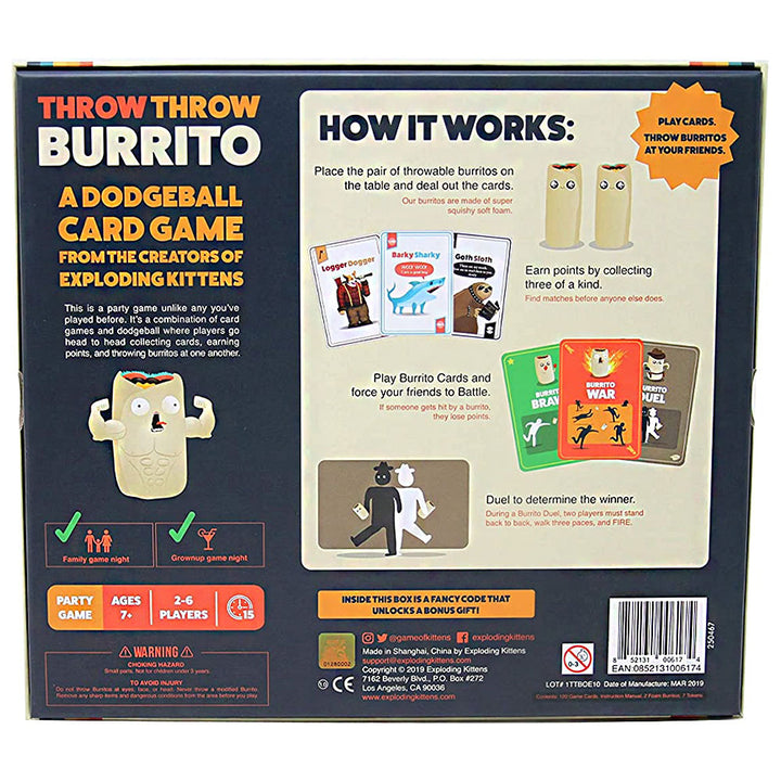 Exploding Kittens - Throw Throw Burrito