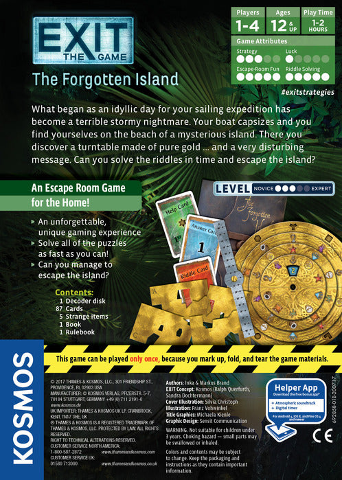 Thames & Kosmos - Exit the Game: The Forgotten Island