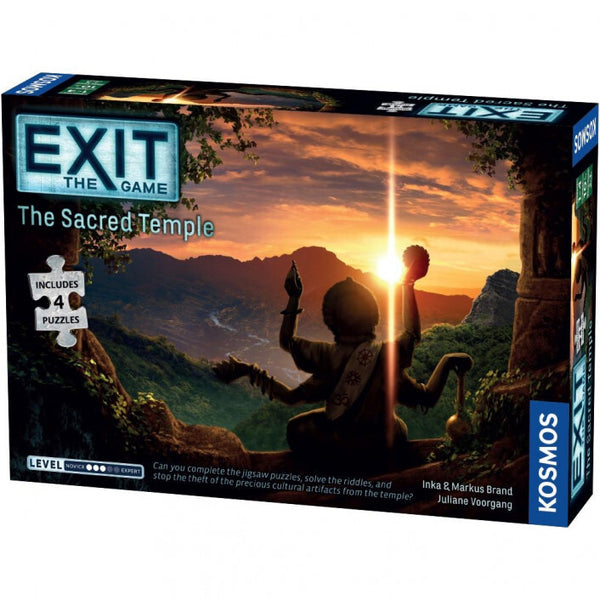 Exit the Game The Sacred Temple Jigsaw Puzzle and Game