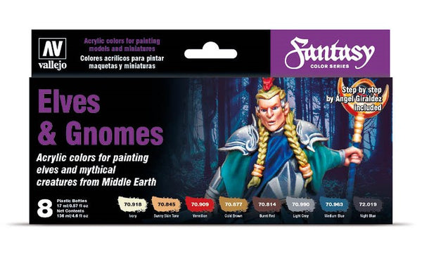 70242 Model Color Elves and Gnomes Acrylic 8 Colour Paint Set