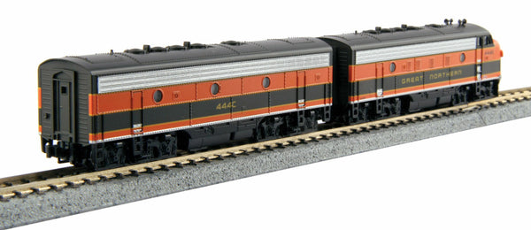 N EMD F7 A/B Set GN DC #444