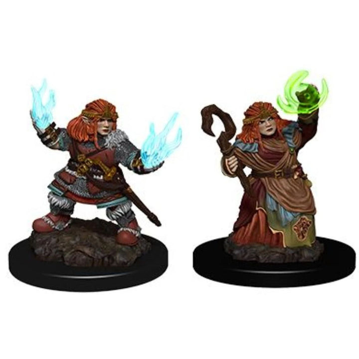 WizKids - Pathfinder Deep Cuts Unpainted Miniatures Female Dwarf Summoner