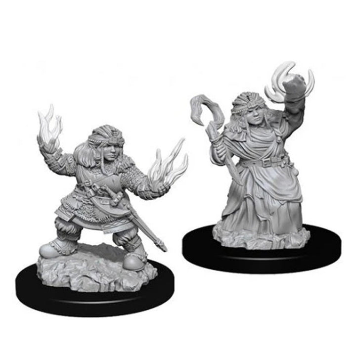 WizKids - Pathfinder Deep Cuts Unpainted Miniatures Female Dwarf Summoner