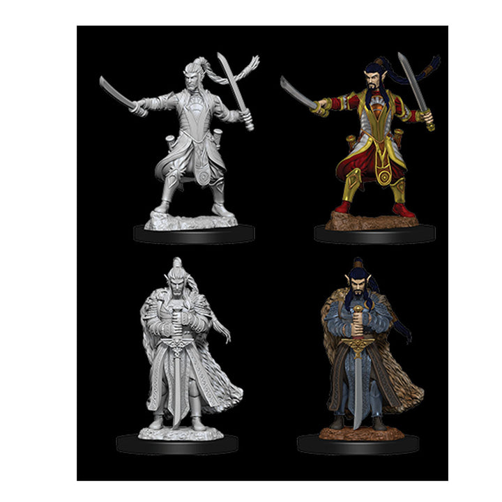 WizKids - D&D Unpainted Male Elf Paladin  Dungeons & Dragons Nolzur's Marvelous Miniatures