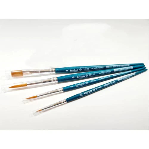 4pc Hobby Brush Set