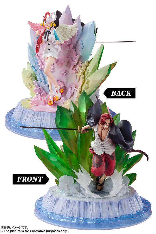 FiguartsZERO  [EXTRA BATTLE] SHANKS and UTA ONE PIECE FILM RED Ver.