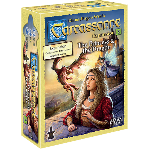 Carcassonne Expansion 3 Princess and Dragons