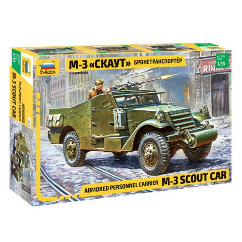 1/35 Armored Personnel Carrier M3 Scout Car  Plastic Model Kit