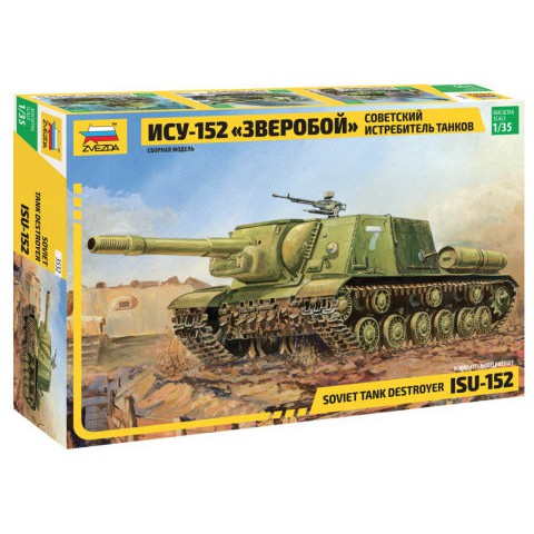 1/35 Soviet Tank Destroyer ISU152  Plastic Model Kit