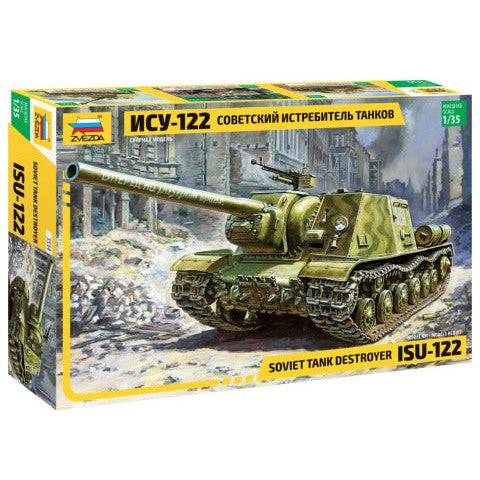 1/35 Soviet Tank Destroyer ISU122  Plastic Model Kit