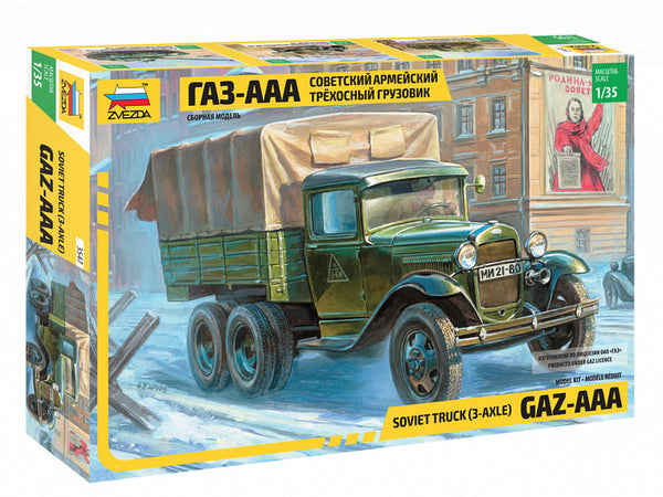 1/35 Soviet Truck (3Axle) GAZAAA  Plastic Model Kit