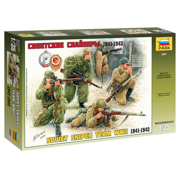 1/35 Soviet Sniper Team WWII 19411943  Plastic Model Kit