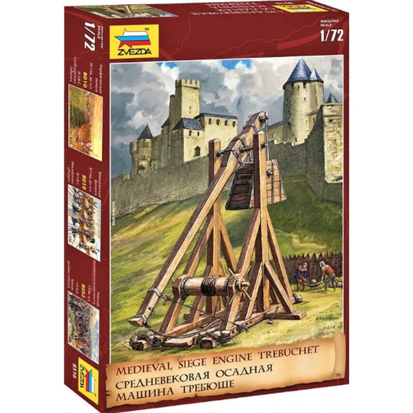 1/72 Medieval Siege Engine Trebuchet RR  Plastic Model Kit