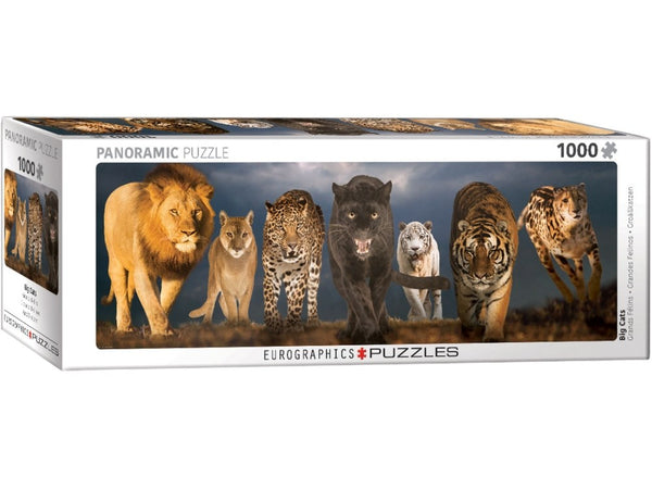 1000pc Big Cats Panoramic