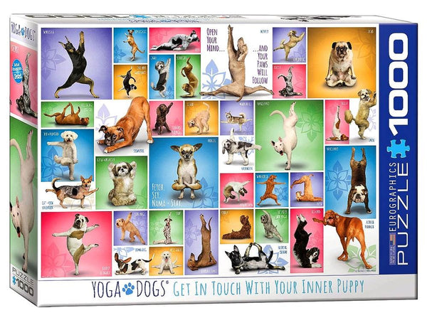 1000pc Yoga Dogs