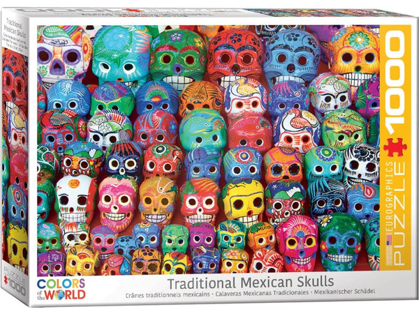 1000pc Traditional Mexican Skulls