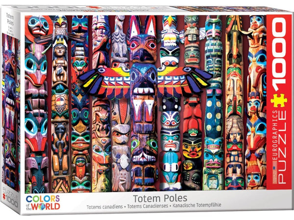 1000pc Canadian Totem Poles