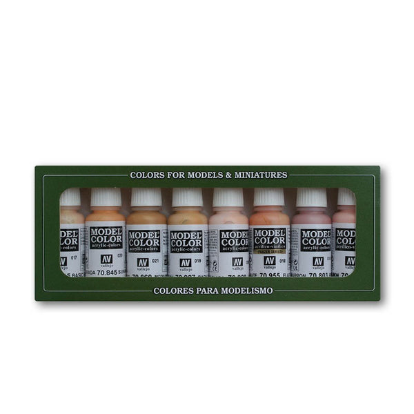 70124 Model Colour Face and Skintones 8 Colour Acrylic Paint Set