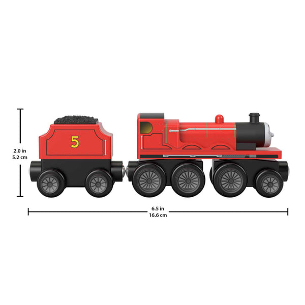 Thomas and FriendsWooden Railway James Engine and CoalCar