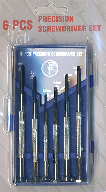 Precision Screw Driver 6pcs