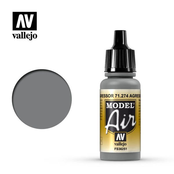 71274 Model Air Agressor Gray 17 ml Acrylic Airbrush Paint