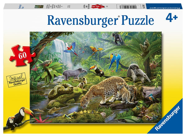 60pc Rainforest Animals Puzzle