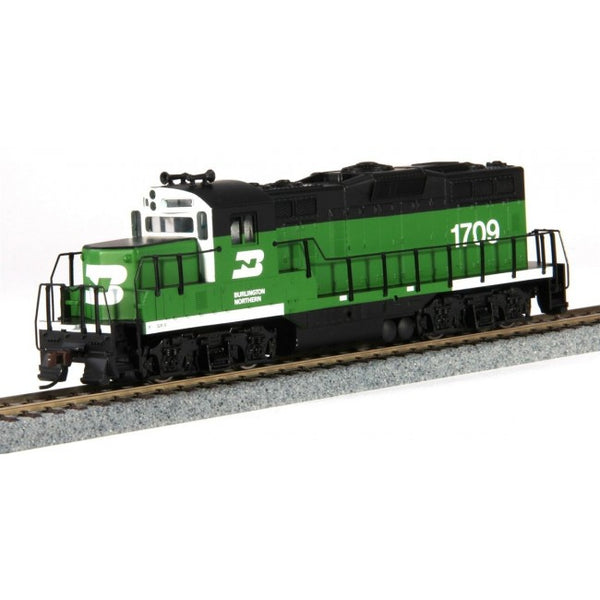 HO T/Line EMD GP9M BN Green/White